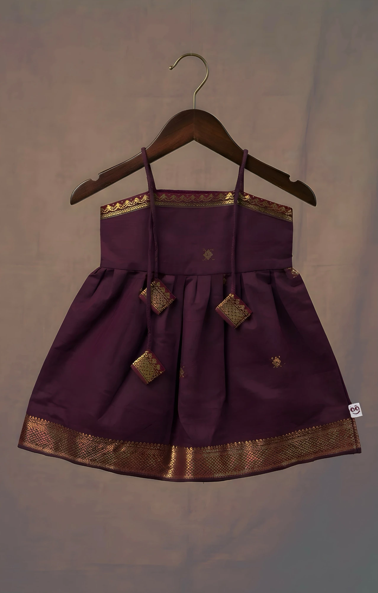 Pure Cotton Heritage Frock ( 0-3M )